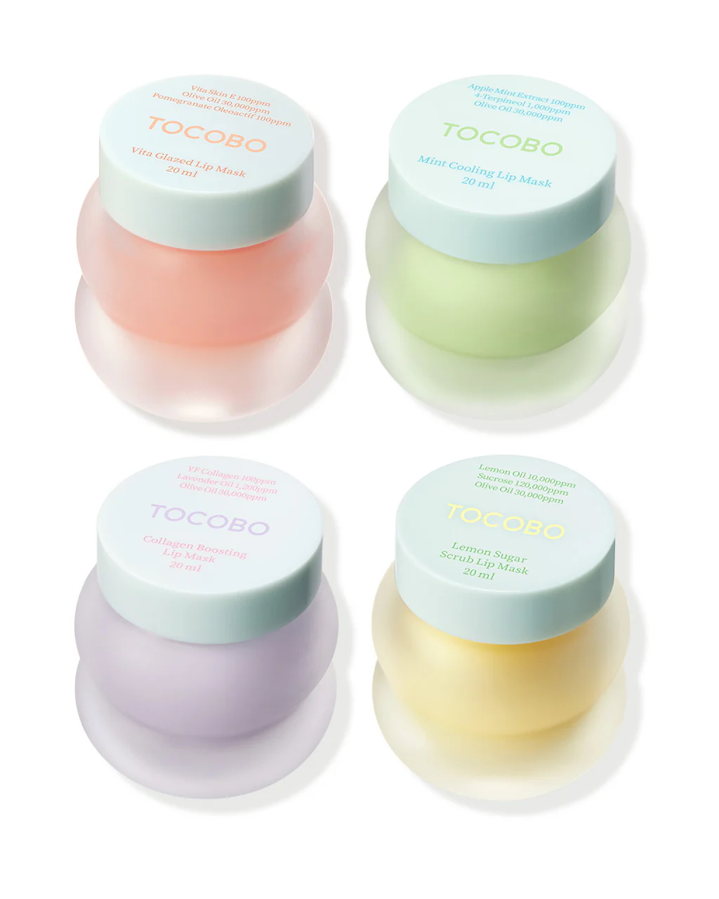 Tocobo lip mask 4 pieces