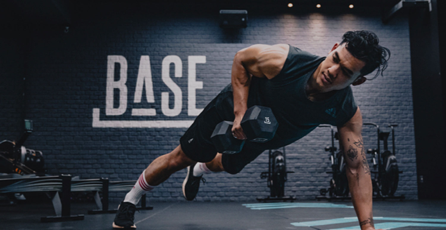 A man receives training at Base Bangkok. (Photo: Jack Thomas)
