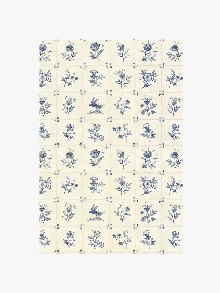 Image may contain: home decor, rug, art, floral design, graphic and pattern