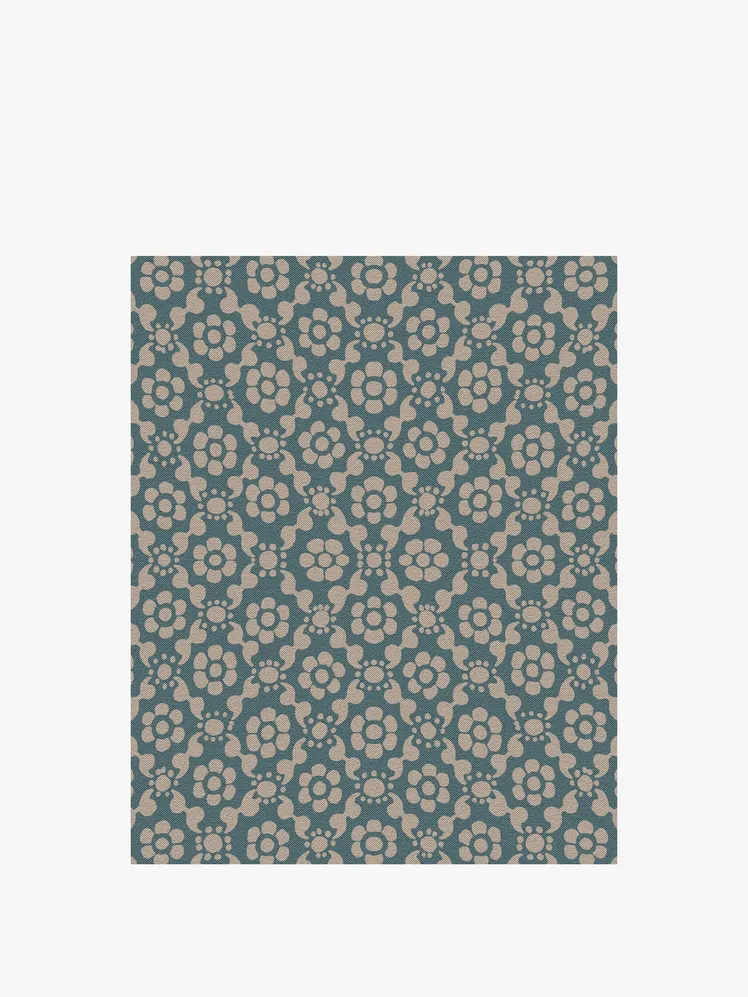 Image may contain: upholstery and rug