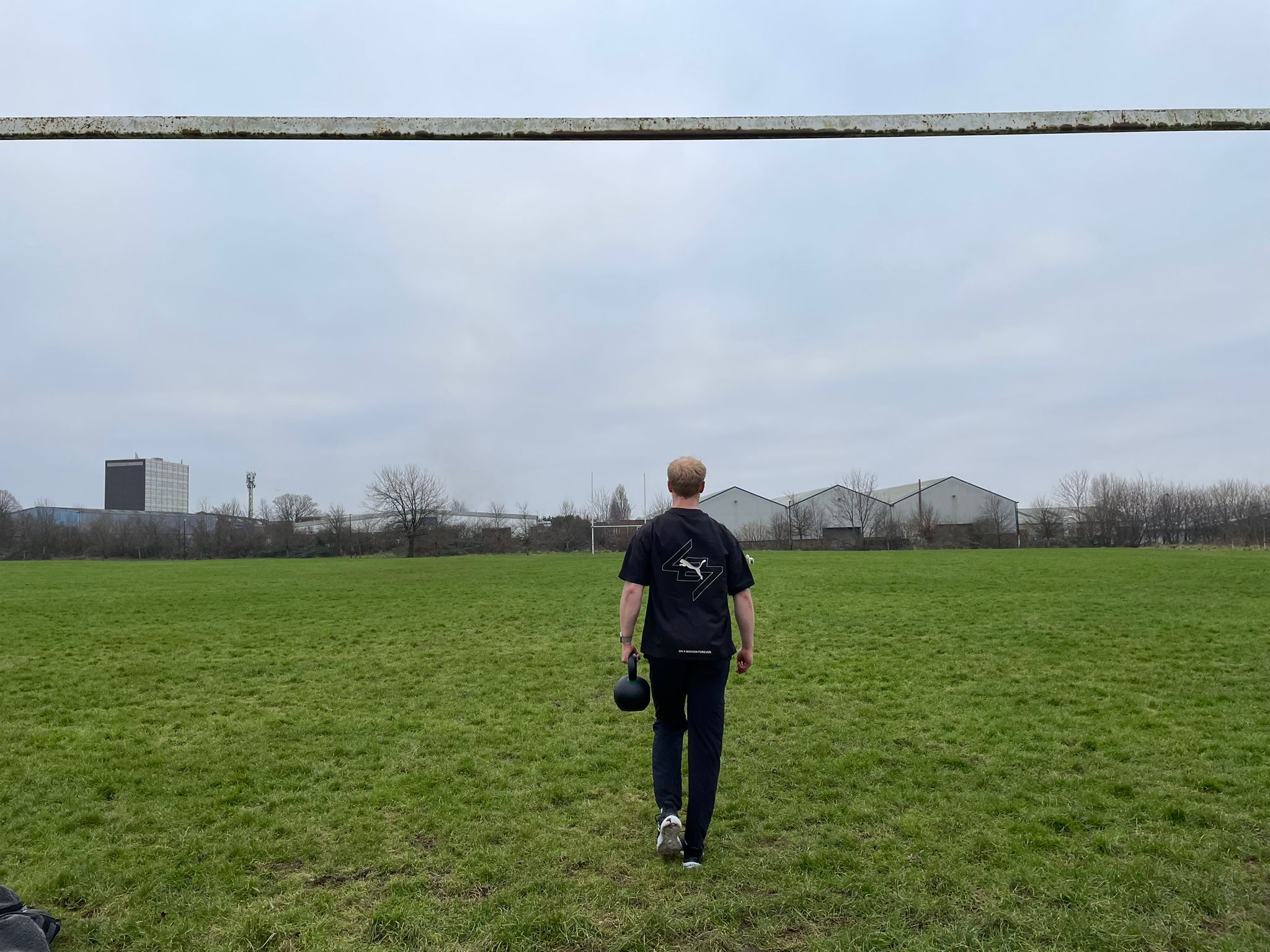 Coach Dan John says exercising outside has both physical and mental benefits - even if the weather isn't always nice.